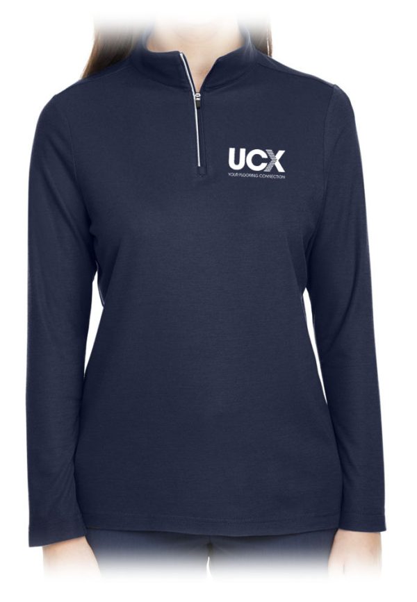 CORE365 Ladies' Fusion ChromaSoft™ Pique Quarter-Zip (CE405W)