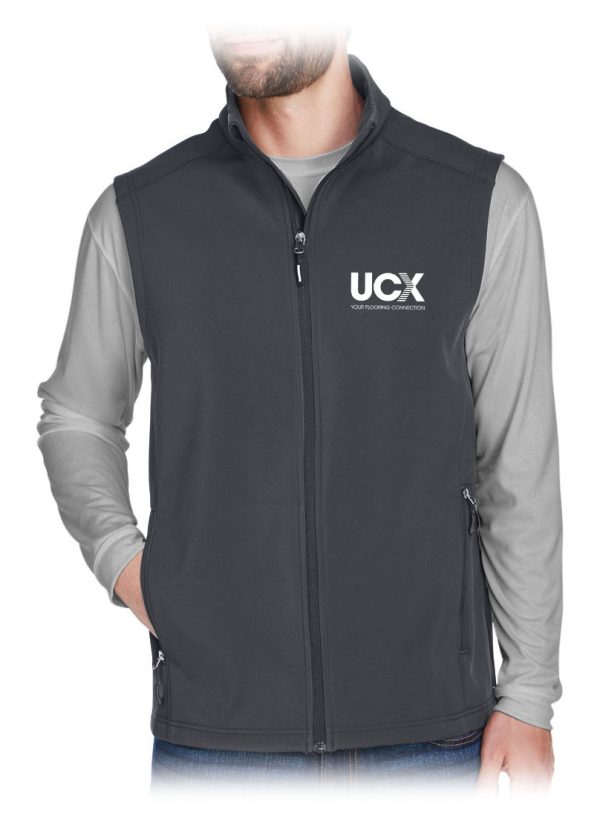 CORE365 Men's Cruise Two-Layer Fleece Bonded Soft Shell Vest (CE701)