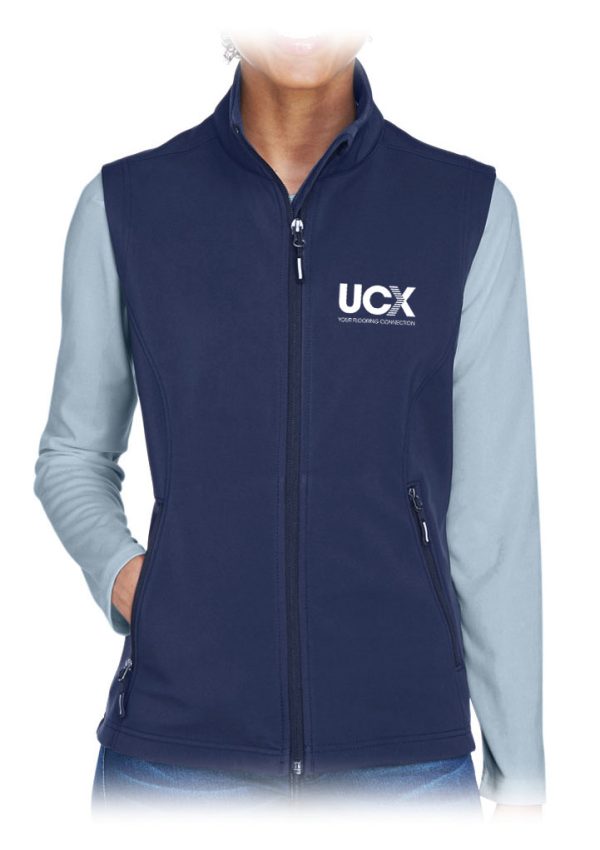 CORE365 Ladies' Cruise Two-Layer Fleece Bonded Soft Shell Vest (CE701W)