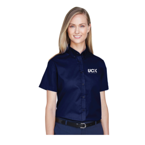 CORE365 Ladies' Optimum Short-Sleeve Twill Shirt (78194)