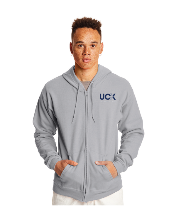 Hanes Adult EcoSmart® Full-Zip Hooded Sweatshirt (P180)